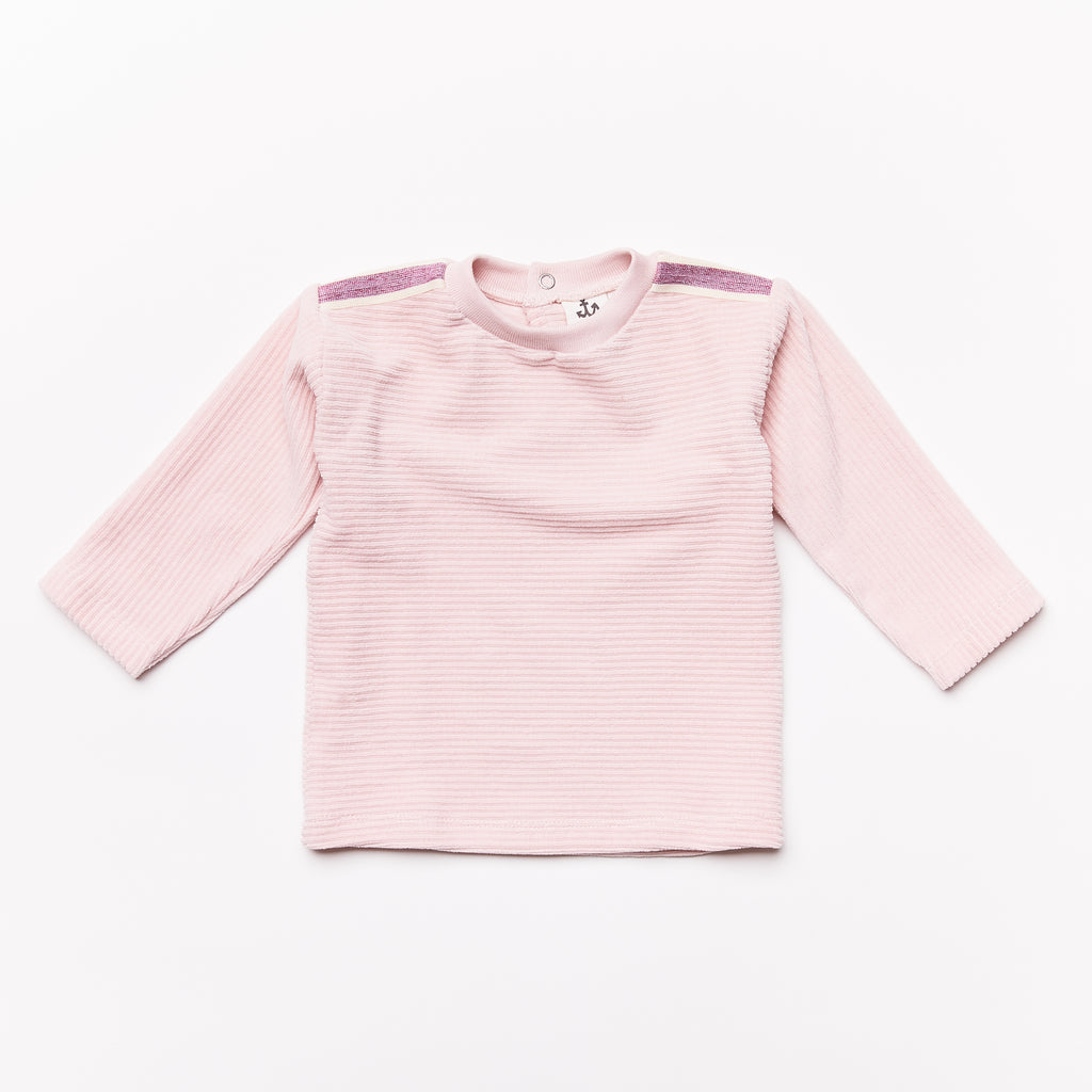 Baby Velvet Longsleeve // rose // SAMPLE