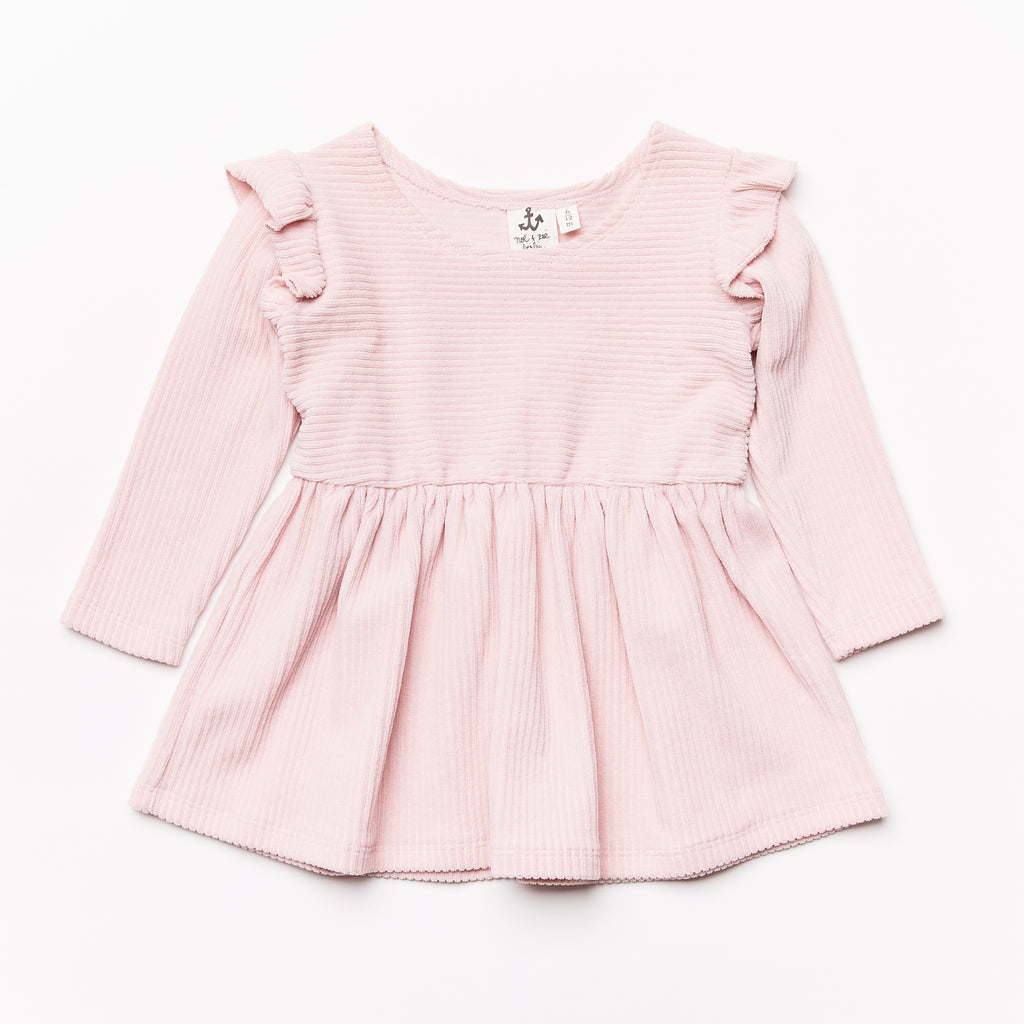 Baby Velvet Dress// rose // SAMPLE