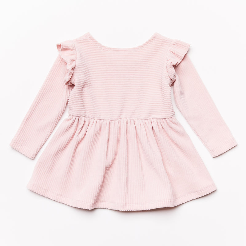 Baby Velvet Dress// rose // SAMPLE