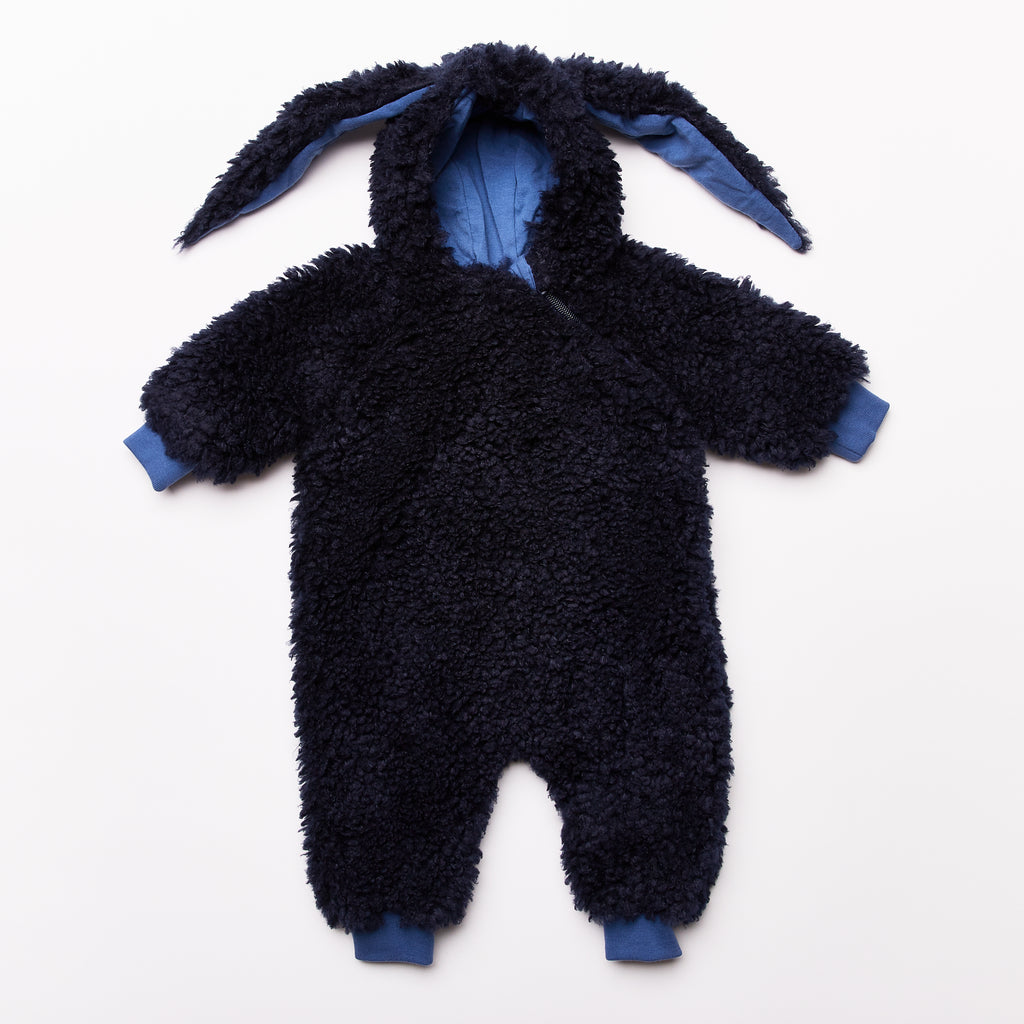 Bunny Jumpsuit // blue // 6-12m // SAMPLE