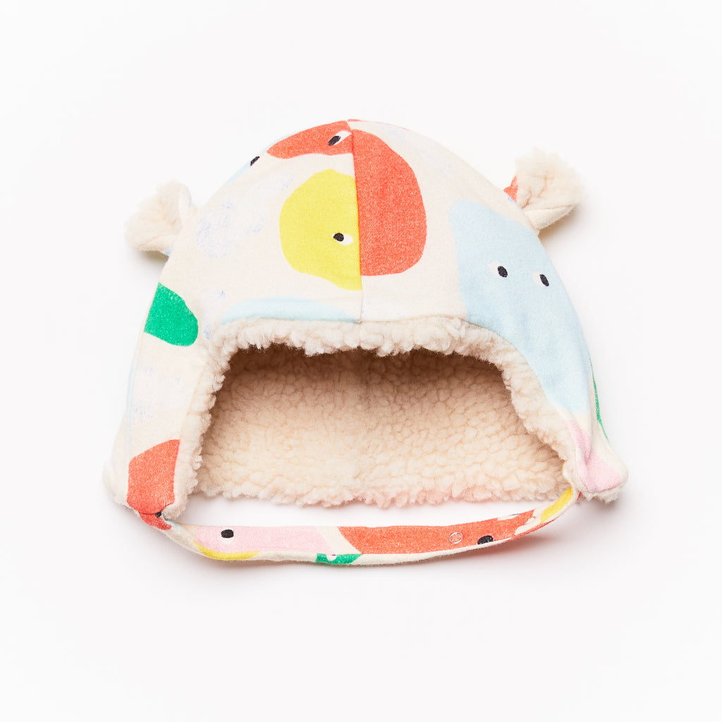 Cap w/ Ears // fruity // 3-9m // SAMPLE