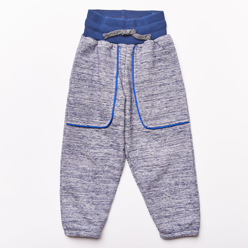 Fleece Pants // blue melange  // SAMPLE