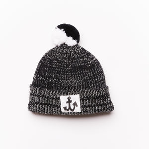 Baby Beanie // black & white // 9-18m // SAMPLE