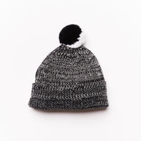 Baby Beanie // black & white // 9-18m // SAMPLE