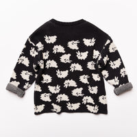 Bunny Sweater // black & white // 6yrs // SAMPLE