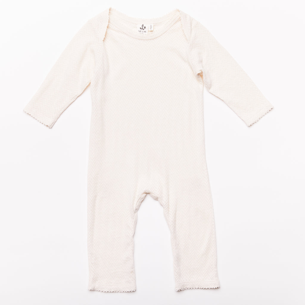 Baby Longjohn // ecru // 0-3m // SAMPLE