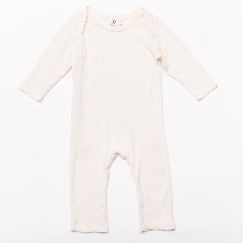 Baby Longjohn // ecru // 0-3m // SAMPLE