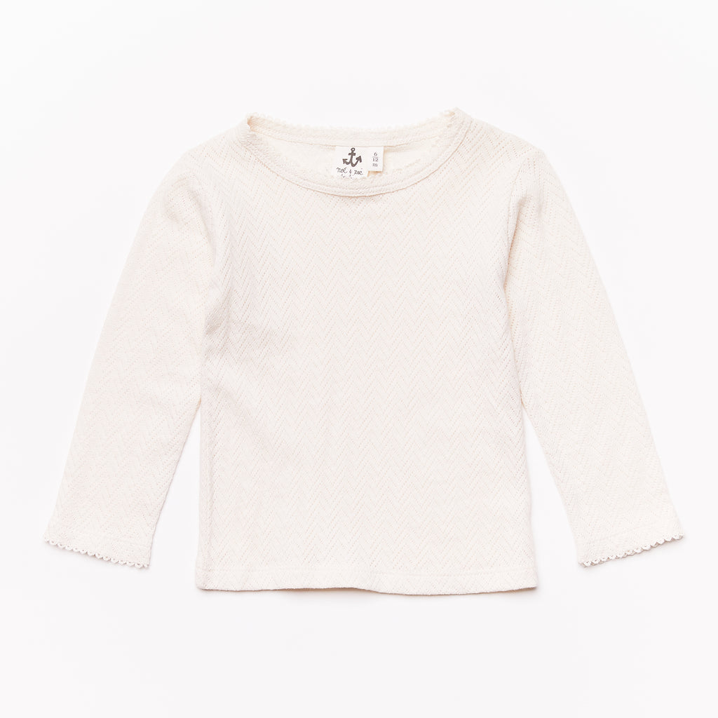 Baby Longsleeve // ecru // 0-3m // SAMPLE