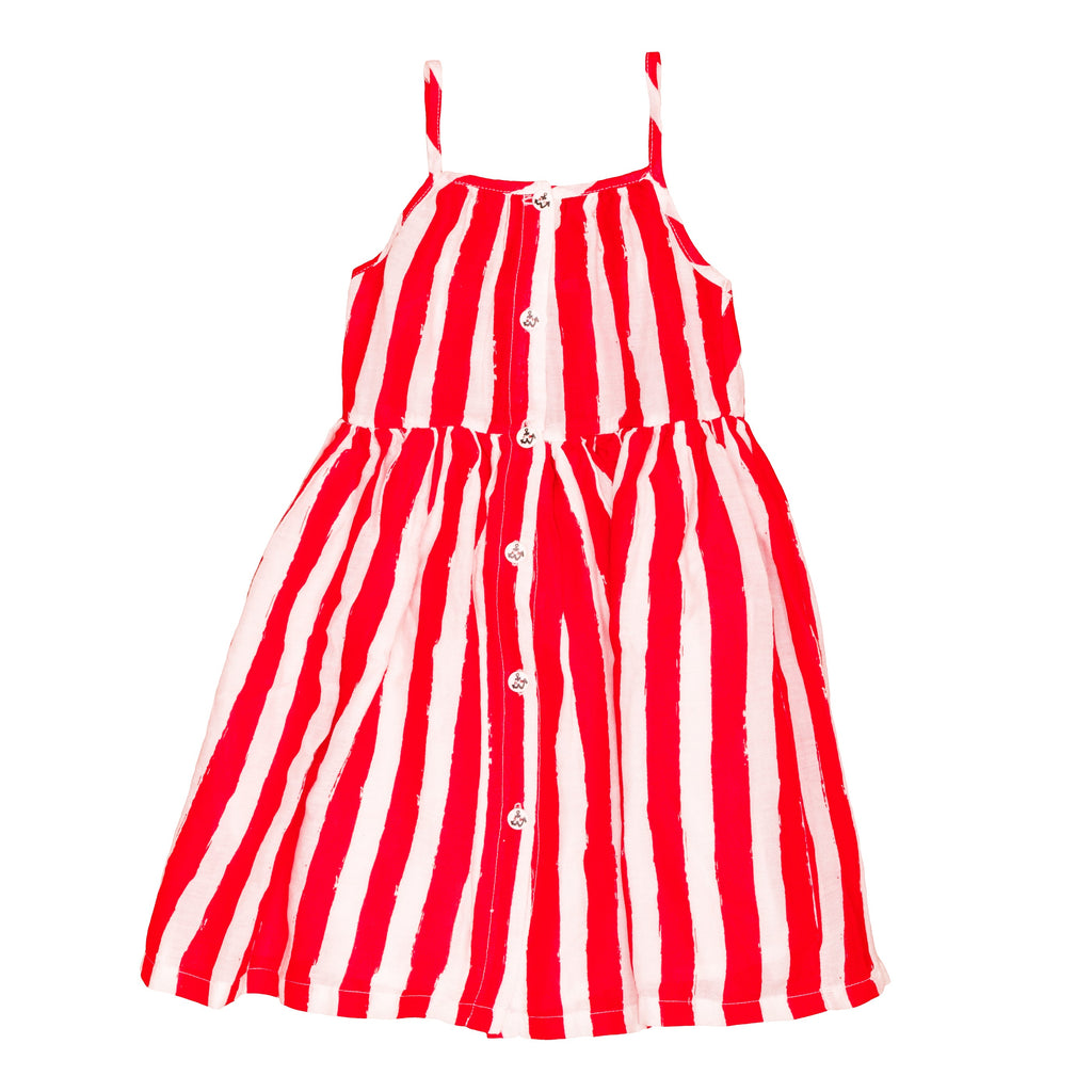 Sun Dress MiniMe // red stripes // M // SAMPLE