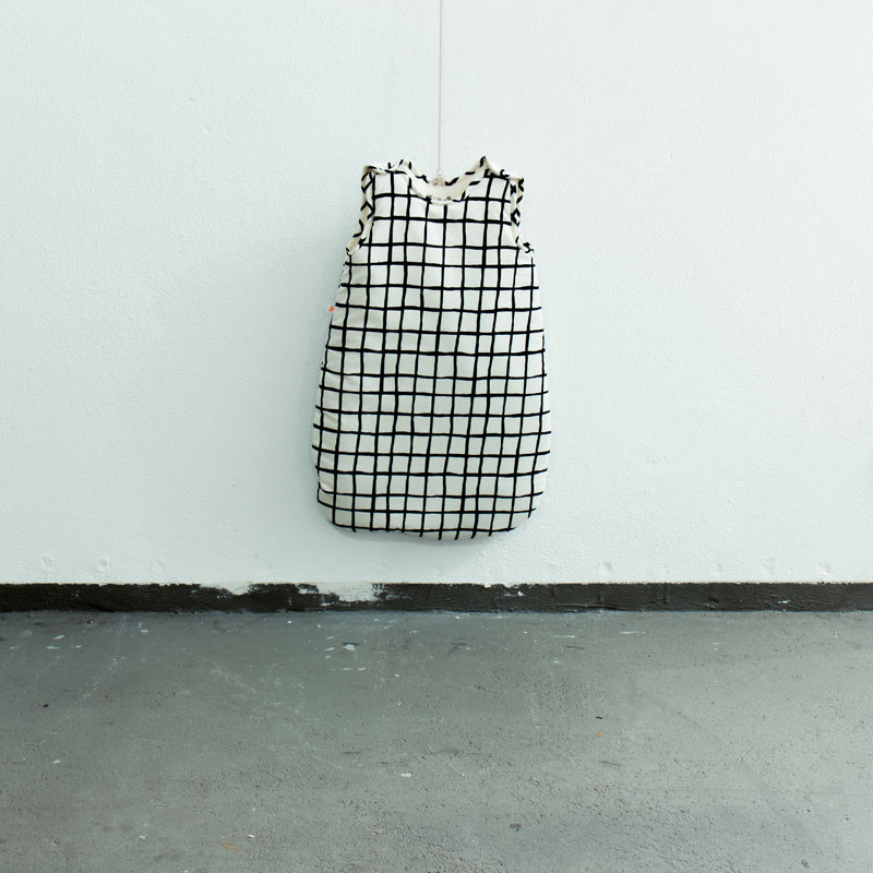 Winter Sleeping Bag S (70cm) // black grid // LAST ONE