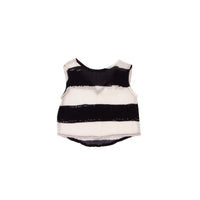 Baby Top // black stripes XL