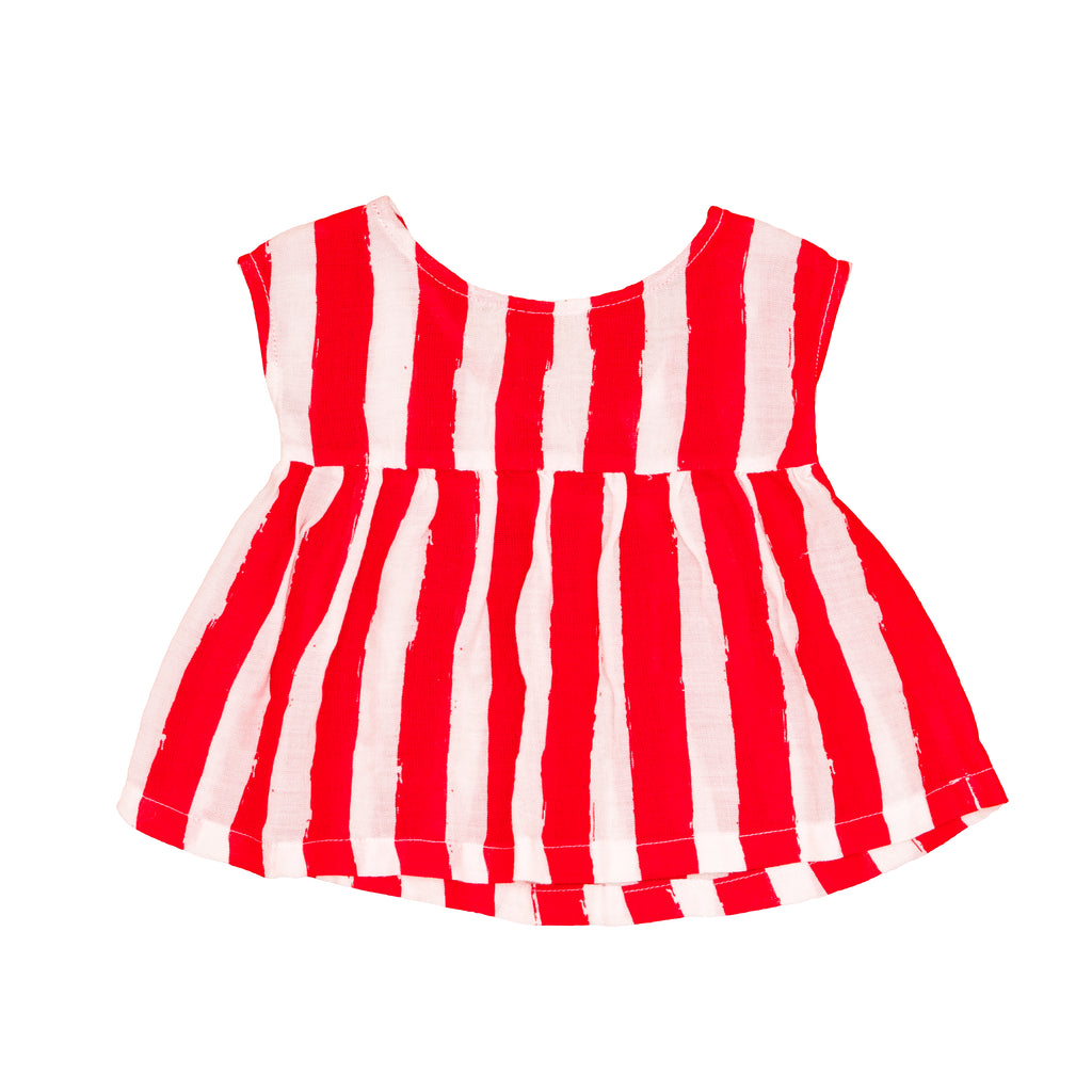 Baby Tunic // red stripes // 0-3m // SAMPLE