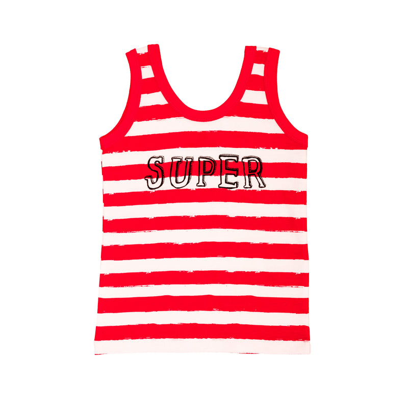 Tank Top // red stripes // 2yrs // LAST ONE
