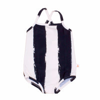 Baby Swim Suit // black stripes XL // 0-3m // LAST ONE