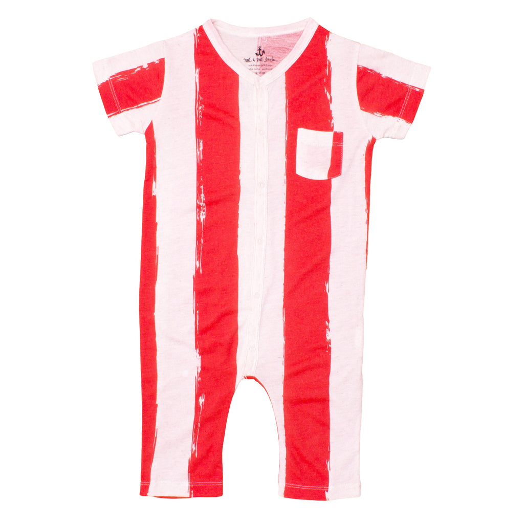 Harem Overall // red stripes XL // 0-3m // LAST ONE