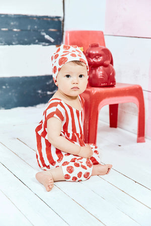 Baby Tunic // red stripes // 0-3m // SAMPLE